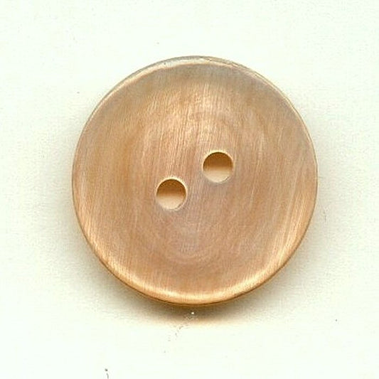 Perle Bøffelshornsknap 71 : Champagne - B : 23 mm