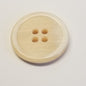 Perle Bøffelshornsknap 56 : Cream/Hvid - 20 mm