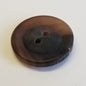 Bøffelhornsknap 107 : Gråbrun - 23 mm