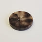 Bøffelhornsknap 92 : Meleret brun- 17 mm