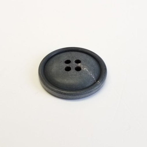 Bøffelhornsknap 101 : Grå - 23 mm
