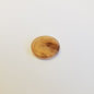 Bøffelhornsknap 81 : rav blond - 20 mm
